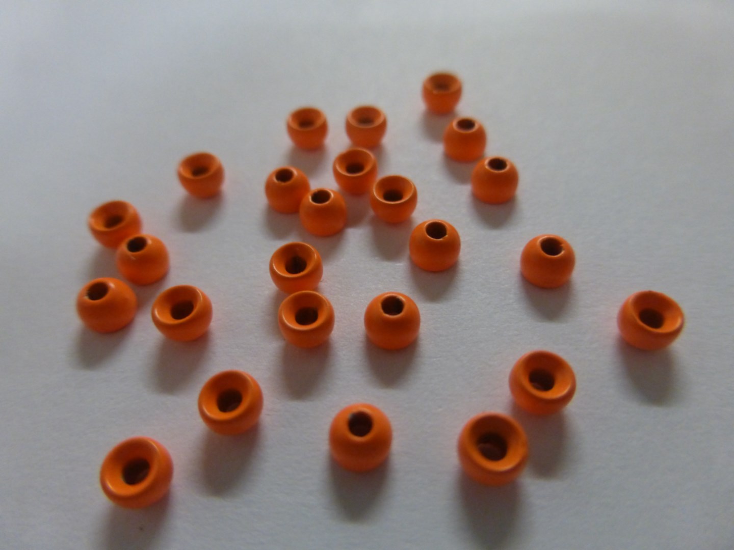 Tungsten Fluo Orange Bead 2,4 mm